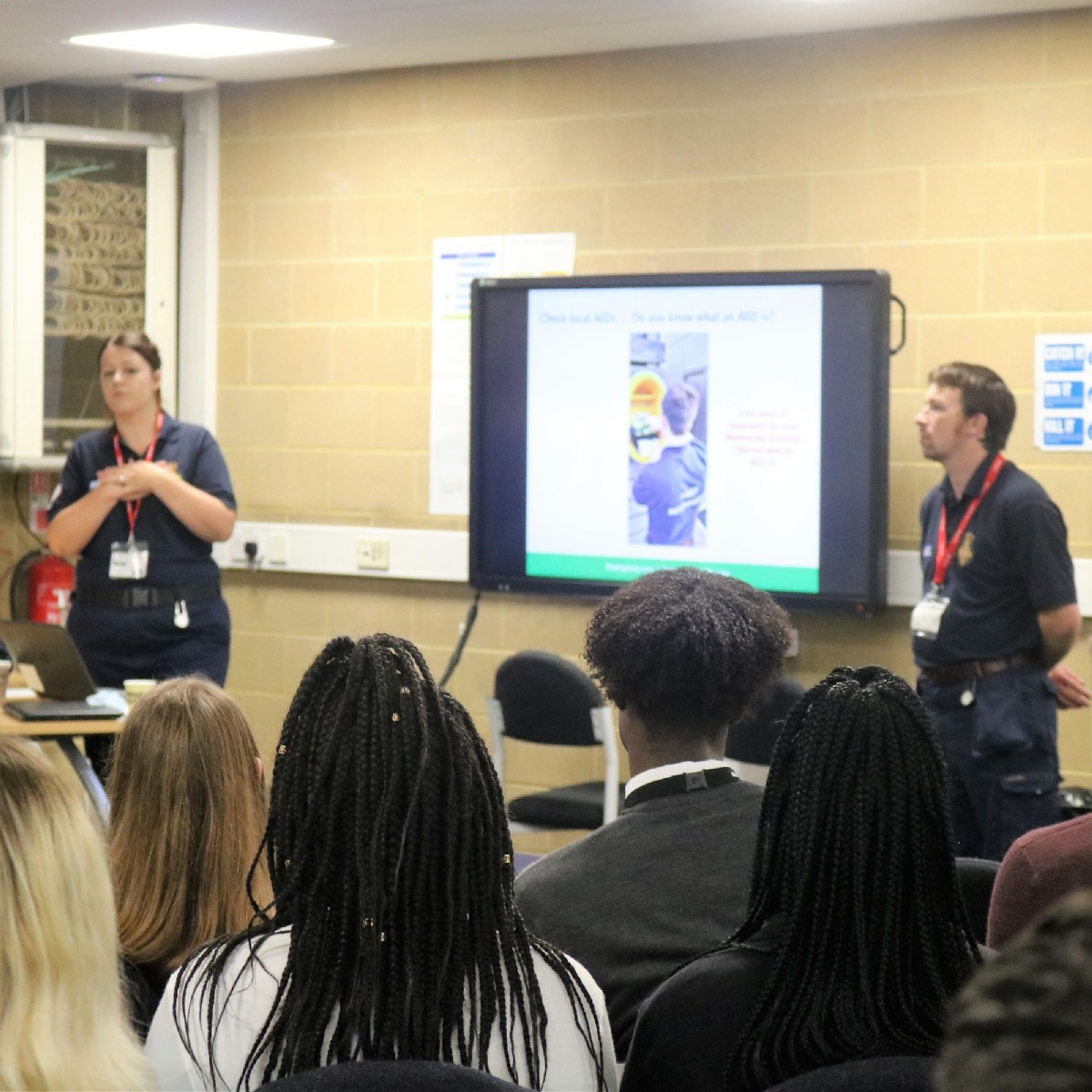 Brooke Weston Trust - BWA’s Sixth Formers learn about First Responders