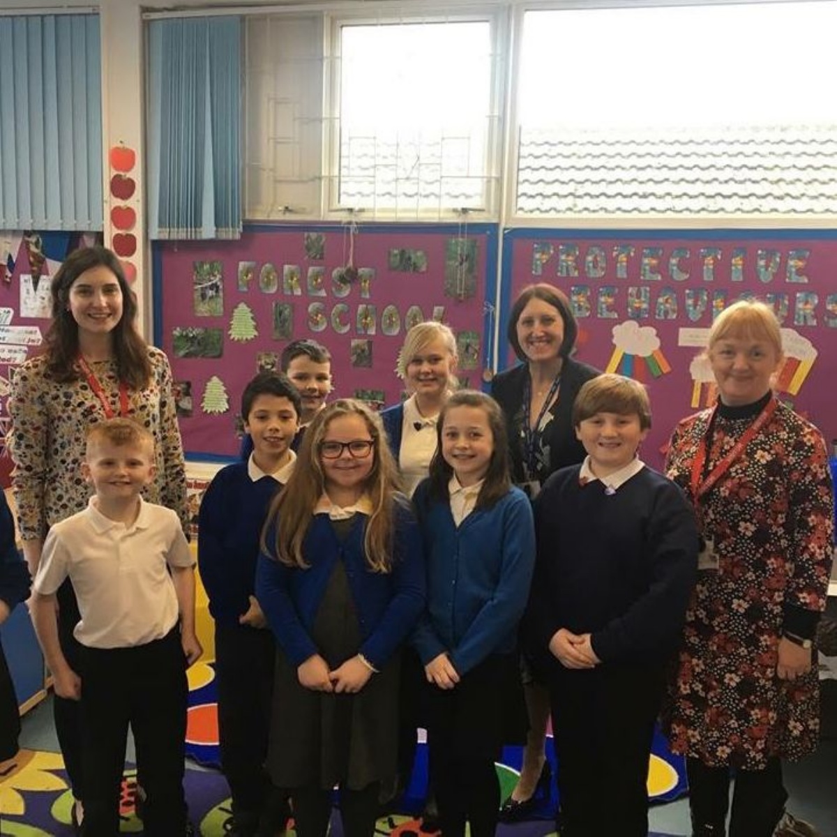 Brooke Weston Trust - Labour candidate visits Beanfield Primary School